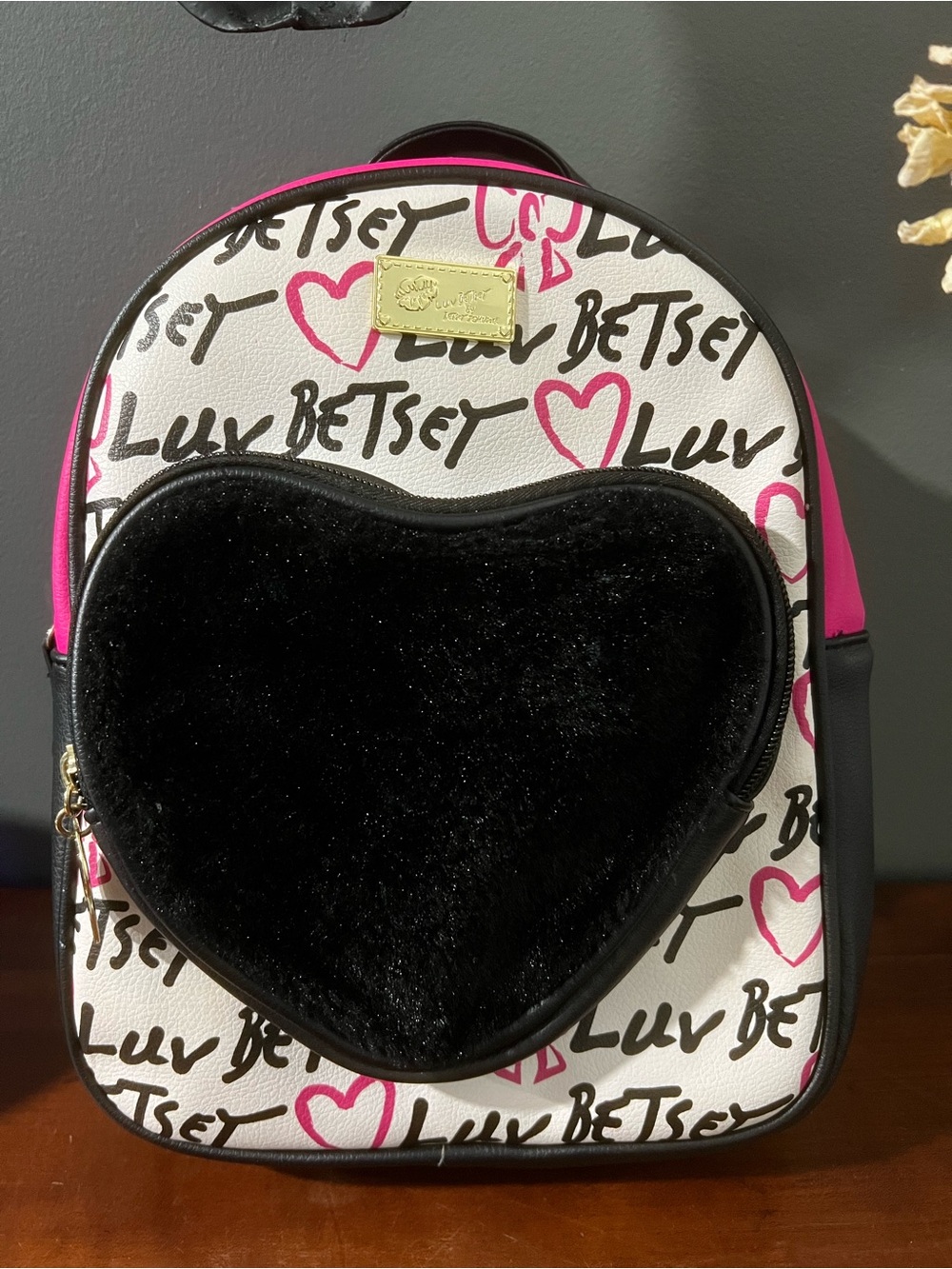Luv Betsey by Betsey Johnson Graffiti Logo Mini Backpack